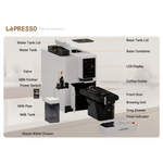 آلة قهوة أوتوماتيكية مع تطبيق موبايل باللون الابيض من ليبريسو Lepresso Brevissimo Automatic Coffee Machine With Mobile App. - White