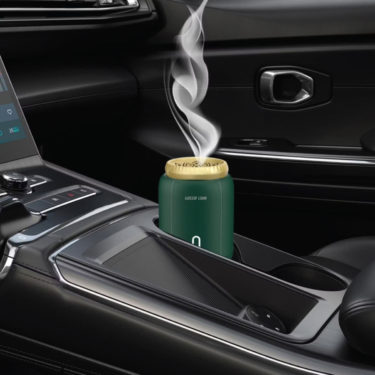 مبخر من قرين ليون ميني 2 بقوة 2000 ملي امبير - اخضر-ابيض-اسود