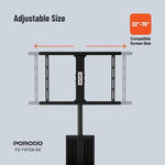 استاندتلفزيون متحرك من بورودو قابل لتعديل الارتفاع