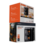 قلاية هوائية كبيرة بسلتين 11 لتر بورودو Porodo Lifestyle 2-Stack Air Fryer With Transparent Windows