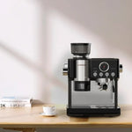 آلة صنع القهوة Maestro شبه الأوتوماتيكية من ليبريسوو – بقدرة 2300 واط، ضغط 19 بار، مطحنة مدمجة، صانعة إسبرسو | LPYKFY22D01BK |