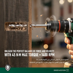 دريل كهربائية لاسلكية Green Lion GD-14 Power Pro - أخضر