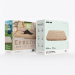 سرير هوائي (لشخص واحد) قابل للنفخ من جرين لايون مع منفاخ مدمج