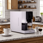 آلة قهوة أوتوماتيكية مع تطبيق موبايل باللون الابيض من ليبريسو Lepresso Brevissimo Automatic Coffee Machine With Mobile App. - White