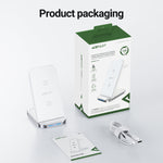 استاند متكامل لشحن الهواتف الذكية والسماعات والساعات في وقت واحد بقوة ١٥ واط