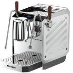 ماكينة قهوة كوراتزاتو 9 بار فضية اللون من ليبرسو Lepresso Corazzato 9 Bar Coffee Machine With Italian Rotary Pump - Silver