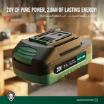 دريل كهربائية لاسلكية Green Lion GD-14 Power Pro - أخضر