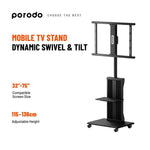 استاندتلفزيون متحرك من بورودو قابل لتعديل الارتفاع