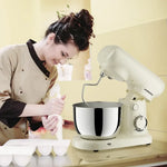 خلاط كهربائي منزلي من بورودو لايف ستايل مع رأس للإمالة - أبيض