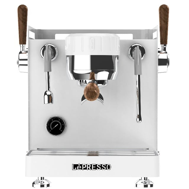 آلة قهوة بيليسيمو ثلاثية الغلايات 15 بار من ليبريسو Lepresso Bellissimo Triple Boiler 15 Bar Coffee Machine With Dual Italian Pump - Wh