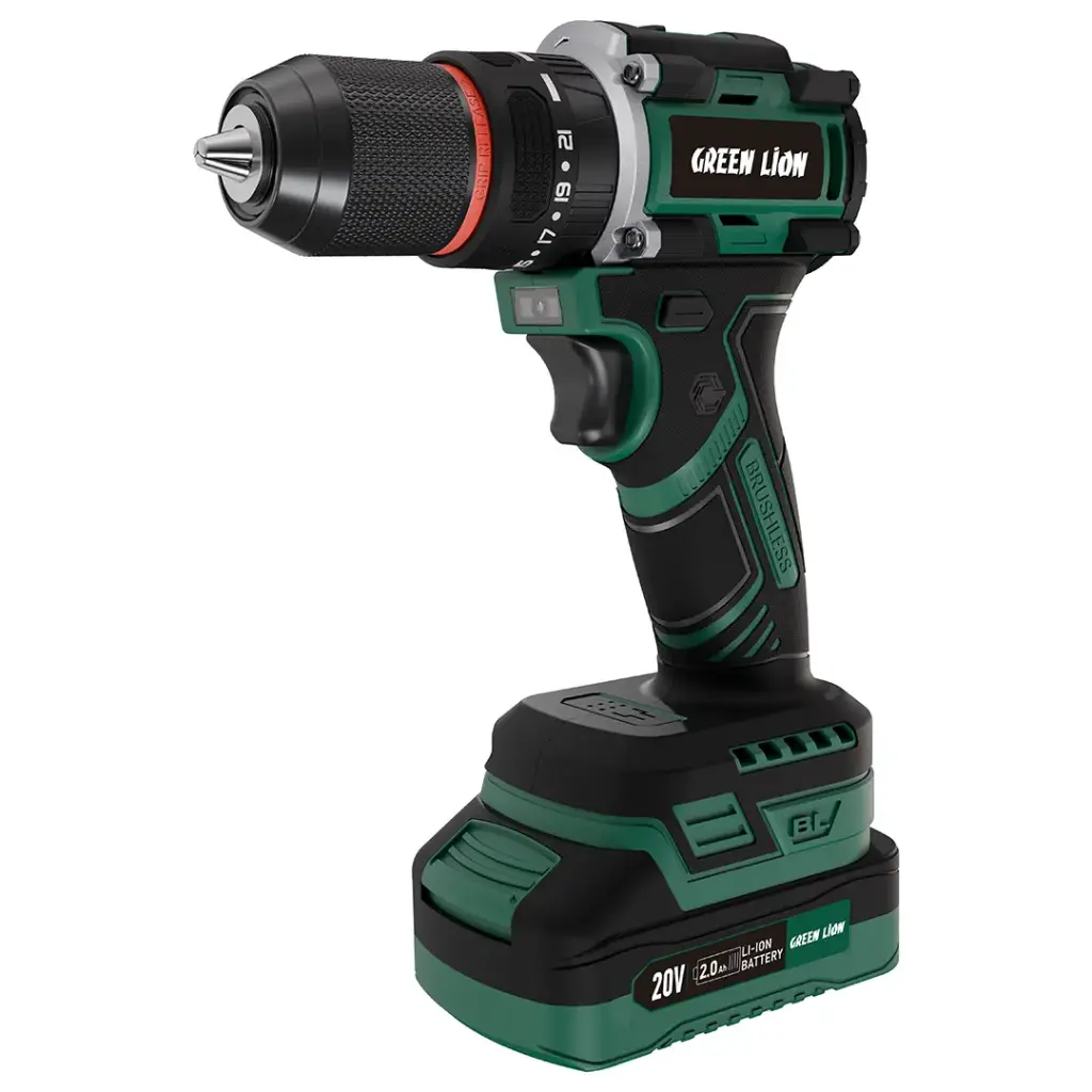 دريل كهربائية لاسلكية Green Lion GD-14 Power Pro - أخضر