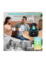 مرطب هواء وموزع روائح على شكل مظلة مطر مع أصوات مطر مهدئة وتأثير تنقيط الماء وإضاءة