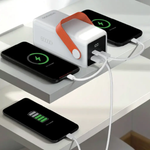 باور بانك بورودو بورتا باور 60000 مللي أمبير/ساعة مع إضاءة ليد مدمجة - أبيض