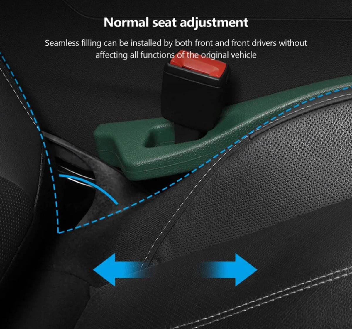 قطعة لإغلاق المكان الفارغ بجانب مقعد السيارة لحماية أغراضك الشخصية من السقوط بهذه الجوانب