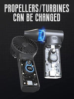 ٣ في ١ مسدس للهواء + كشاف ليلي + باور بانك بقوة ١٠ آلاف ملي أمبير