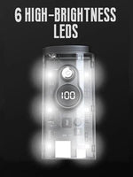 ٣ في ١ مسدس للهواء + كشاف ليلي + باور بانك بقوة ١٠ آلاف ملي أمبير