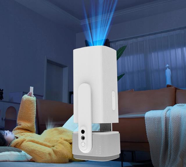 بروجكتر صغير للجوال منزلي 150 بوصة 5800 مللي أمبير Mini Smart Portable Projector K4