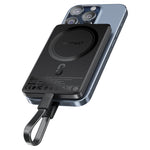 شاحن متنقل باور بانك لاسلكي أسيفاست5000 مللي امبير Acefast M6 Fast Wireless Power Bank