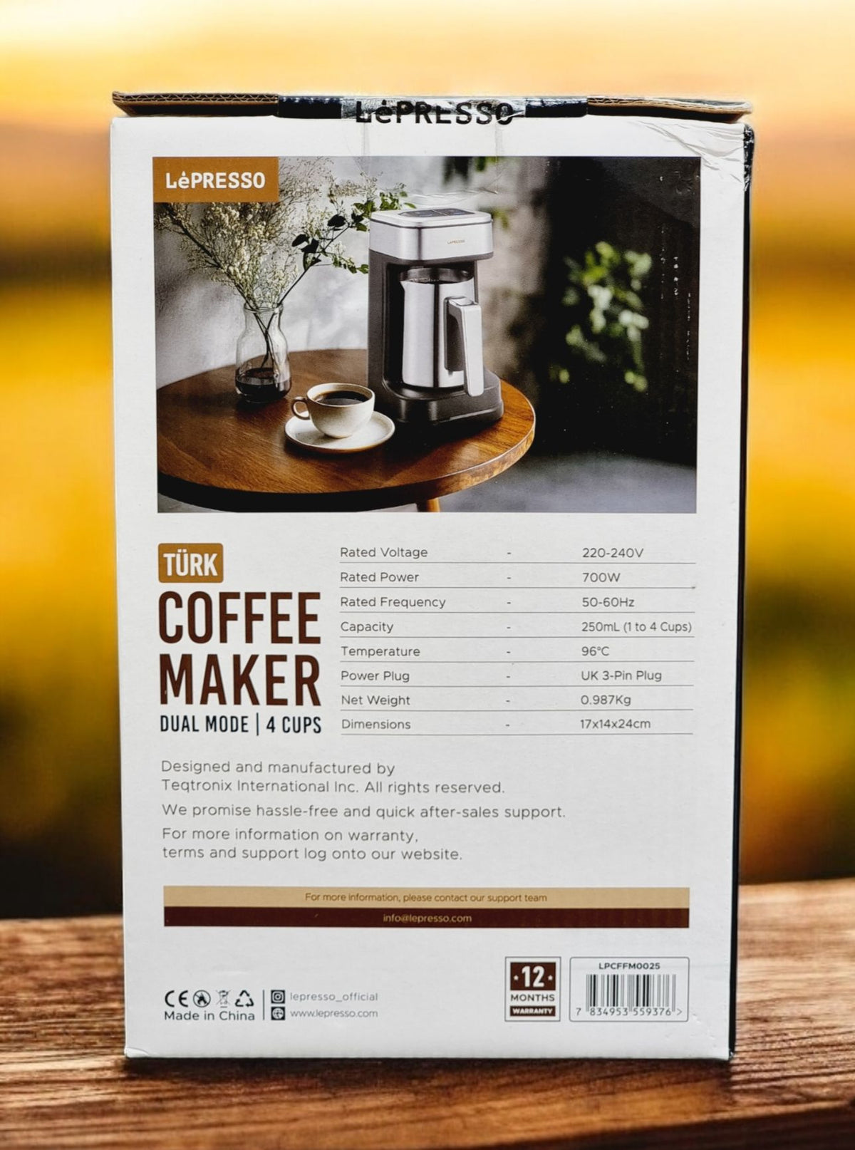 ماكينة تحضير القهوة التركية LePresso