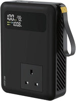 بنك طاقة Green Lion Power Vault 270 وات 30000 مللي أمبير في الساعة PD100W، مخرج تيار متردد 150 وات، بنك طاقة سريع الشحن، مروحة تبريد مدمجة، شاشة رقمية LED، شاحن كمبيوتر محمول، للاستخدام الخارجي، التخي