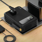 بنك طاقة Green Lion Power Vault 270 وات 30000 مللي أمبير في الساعة PD100W، مخرج تيار متردد 150 وات، بنك طاقة سريع الشحن، مروحة تبريد مدمجة، شاشة رقمية LED، شاحن كمبيوتر محمول، للاستخدام الخارجي، التخي