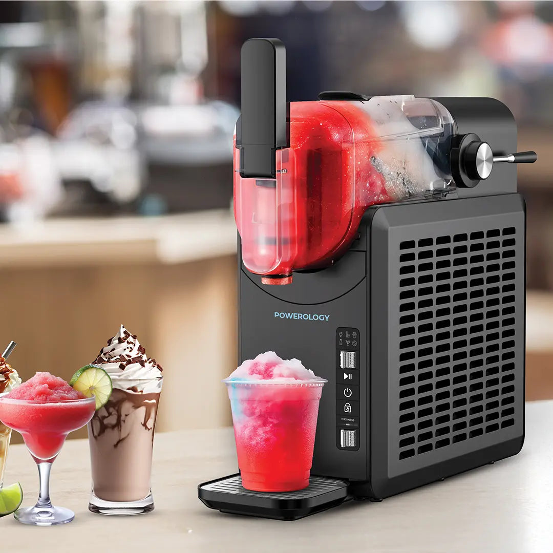 الة سلاش اوتوماتيكية منزلية 200 واط 2 لتر Powerology Slushy Machine