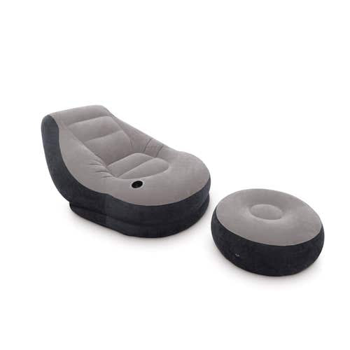 كرسي هوائي مريح مع مسند للقدم