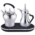 طقم دلة وبراد كهربائية 1600 واط فضي ليبريسو LePresso Electrical Arabic Coffee and Tea Maker
