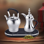 طقم دلة وبراد كهربائية 1600 واط فضي ليبريسو LePresso Electrical Arabic Coffee and Tea Maker