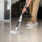 ممسحة Hydro Mop الكهربائية من جرين / قوة 1300 واط / 3 اعدادات للبخار / مع رؤوس متعددة