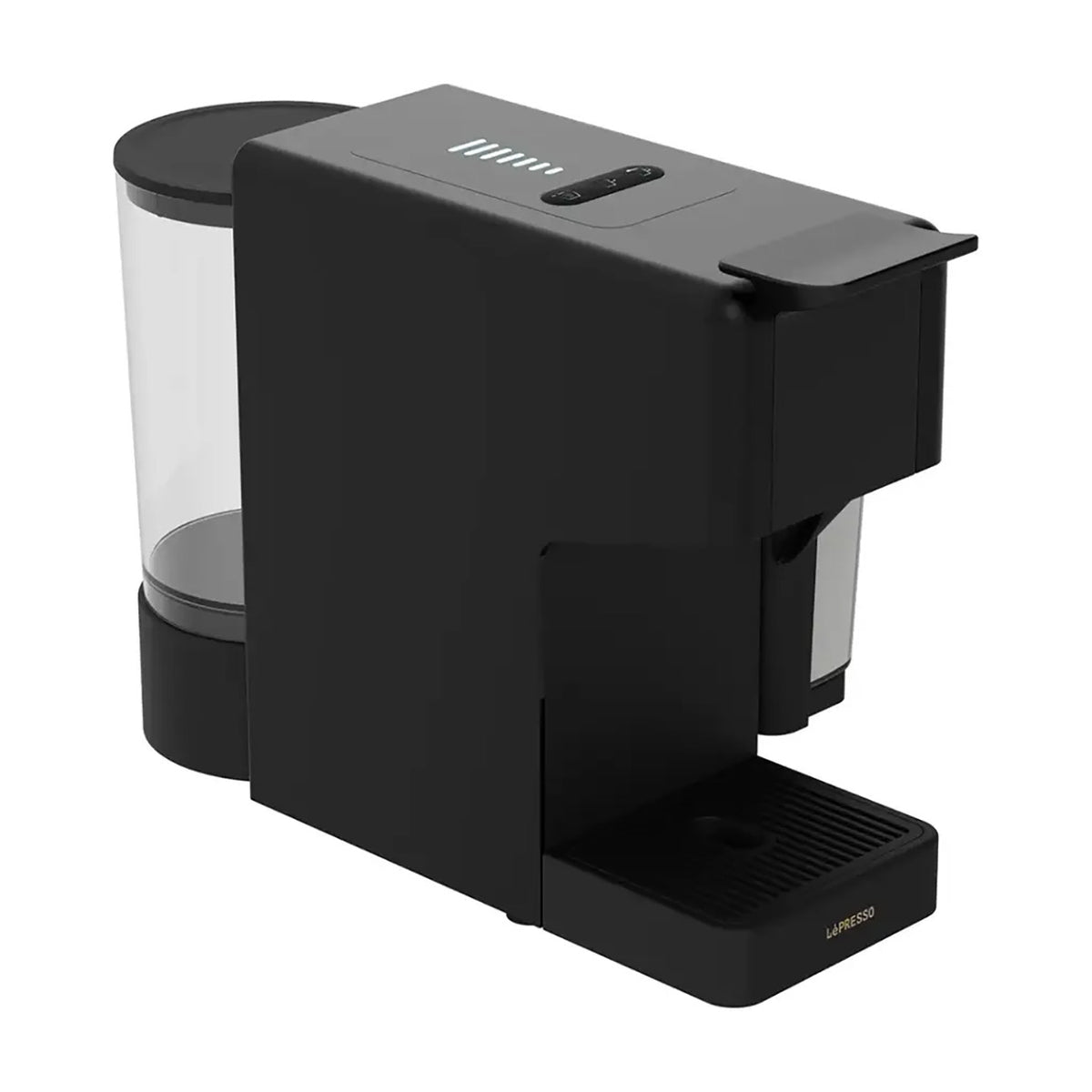 مكينة قهوة Crema Pro من LePresso / سعة 850 مل / مع ذراع بخار / تدعم استخدام الكبسولات و البن المطحون