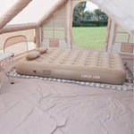 سرير هوائي (لشخصين) قابل للنفخ من جرين لايون مع منفاخ مدمج + وسادتين