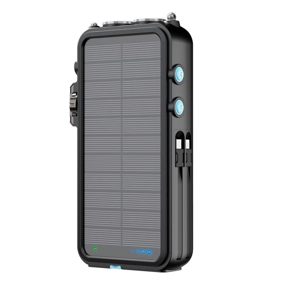 باوربانك ببطارية سعة 16000 ميللي أمبير باورولوجي Powerology FM Radio Solar Wireless PowerBank