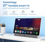 شاشة ذكية محمولة 27 إنش بنظام أندرويد – بدقة FHD وبطارية مدمجة من Powerology