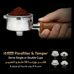 ماكينة قهوة اسبريسو 10 بار 2750 واط مع 2 غلاية ابيض ليبريسو Lepresso Dual Boiler Commercial Coffee Machine - White