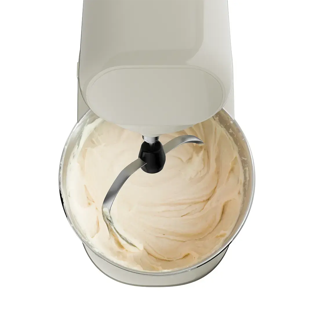 خلاط كهربائي منزلي من بورودو لايف ستايل مع رأس للإمالة - أبيض