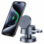 ستاند و شاحن من Levelo / يشحن الجوال + الساعة + الايربودز / يدعم MagSafe / مع اضاءة ليلية مدمجة