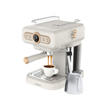 ماكينة قهوة مع ١٥ بار أولكا بومب ١.٢ لتر أبيض ليبريسو Lepresso Coffee Machine With 15 Bar Ulka Pumb 1.2l White