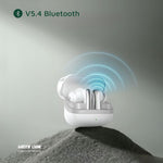 سماعات أذن لاسلكية حقيقية من جرين ليون مانشستر مصنوعة من مادة ABS، بطارية سماعات أذن 25 مللي أمبير/ساعة، بطارية حافظة 200 مللي أمبير/ساعة، إصدار بلوتوث 5.4، نطاق بلوتوث 12 مترًا، وقت استعداد 2000 ساعة، منفذ شحن من النوع C، وقت شحن 70 دقيقة، مقاومة للماء I