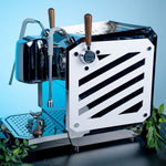 ماكينة قهوة كوراتزاتو 9 بار فضية اللون من ليبرسو Lepresso Corazzato 9 Bar Coffee Machine With Italian Rotary Pump - Silver