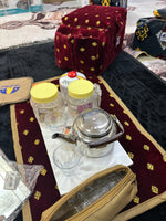 ☕️ عزبة شاي متكاملة بخزان وتكاية – الرفيق المثالي للرحلات