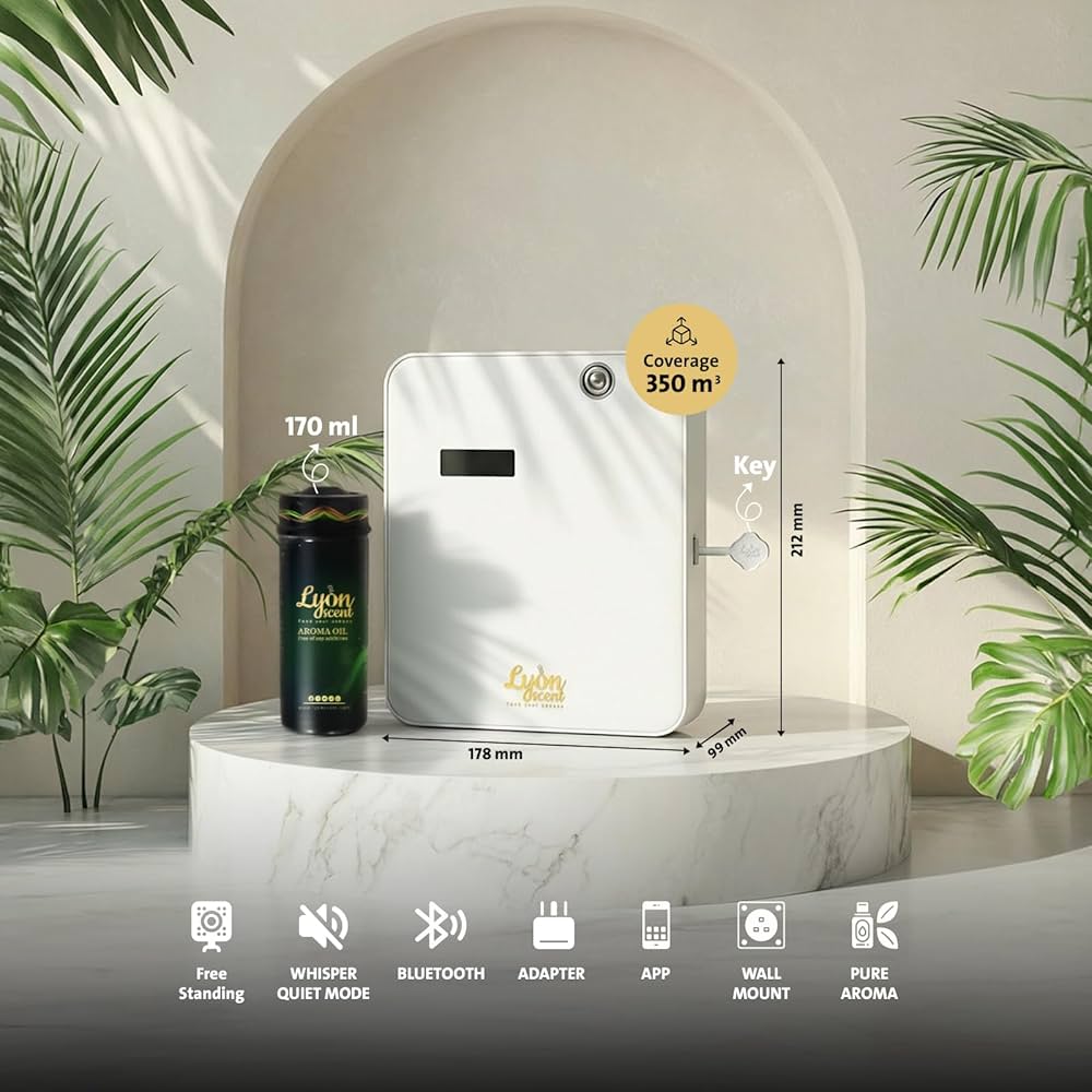 موزع روائح ذكية برائحة ليون، جهاز معطر الهواء