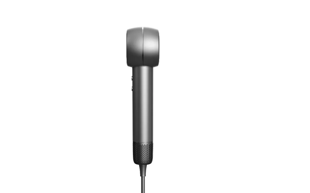 مجفف شعر بقوة 1400 واط بتقنية الهواء الساخن والبارد، لون رمادي Powerology Hot & Cold Hair Dryer