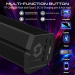 سبيكر مميز بإضاءة ار جي بي وبنظام الشحن