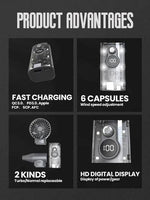 ٣ في ١ مسدس للهواء + كشاف ليلي + باور بانك بقوة ١٠ آلاف ملي أمبير