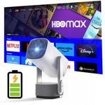 بروجكتر صغير للجوال منزلي 150 بوصة 5800 مللي أمبير Mini Smart Portable Projector K4