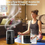 فواحه جهاز ترطيب هواء لغرفة النوم، رذاذ بارد بالموجات فوق الصوتية للغرف الكبيرة، وظيفة موزع الروائح