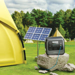 بطارية متنقلة مع مقابس الكهرباء ومنافذ شحن متنوعة متعددة من Powerology