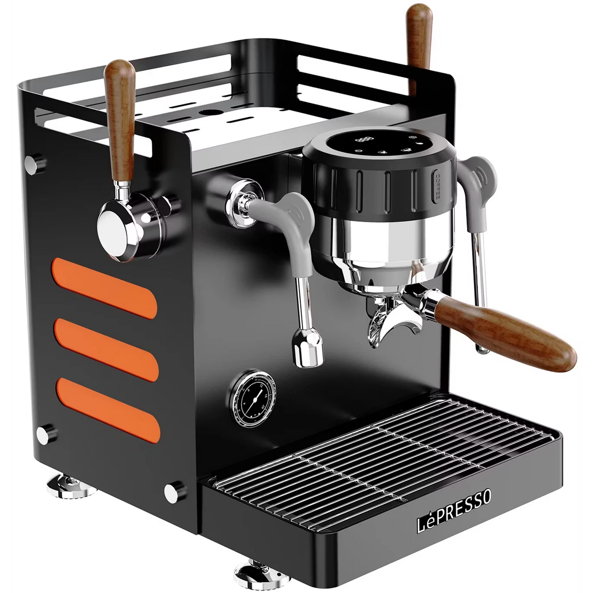 ماكينة قهوة منزلية ثلاثي الغلاية 15 بار ليبرسوLepresso Bellissimo Triple Boiler 15 Bar Coffee Machine With Dual Italian Pump
